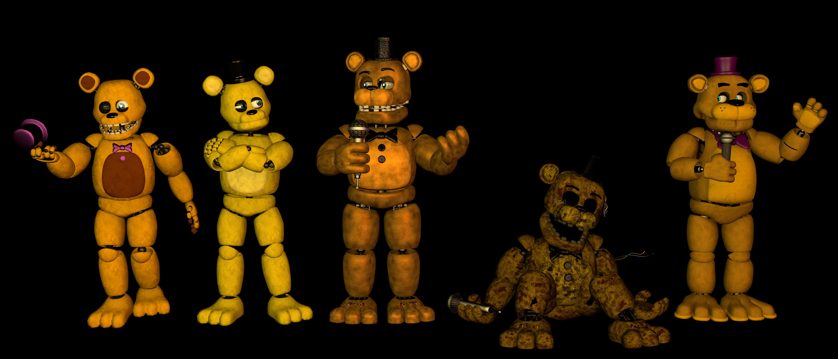 Why Golden Freddy is NOT Fredbear and what the REAL one looks like