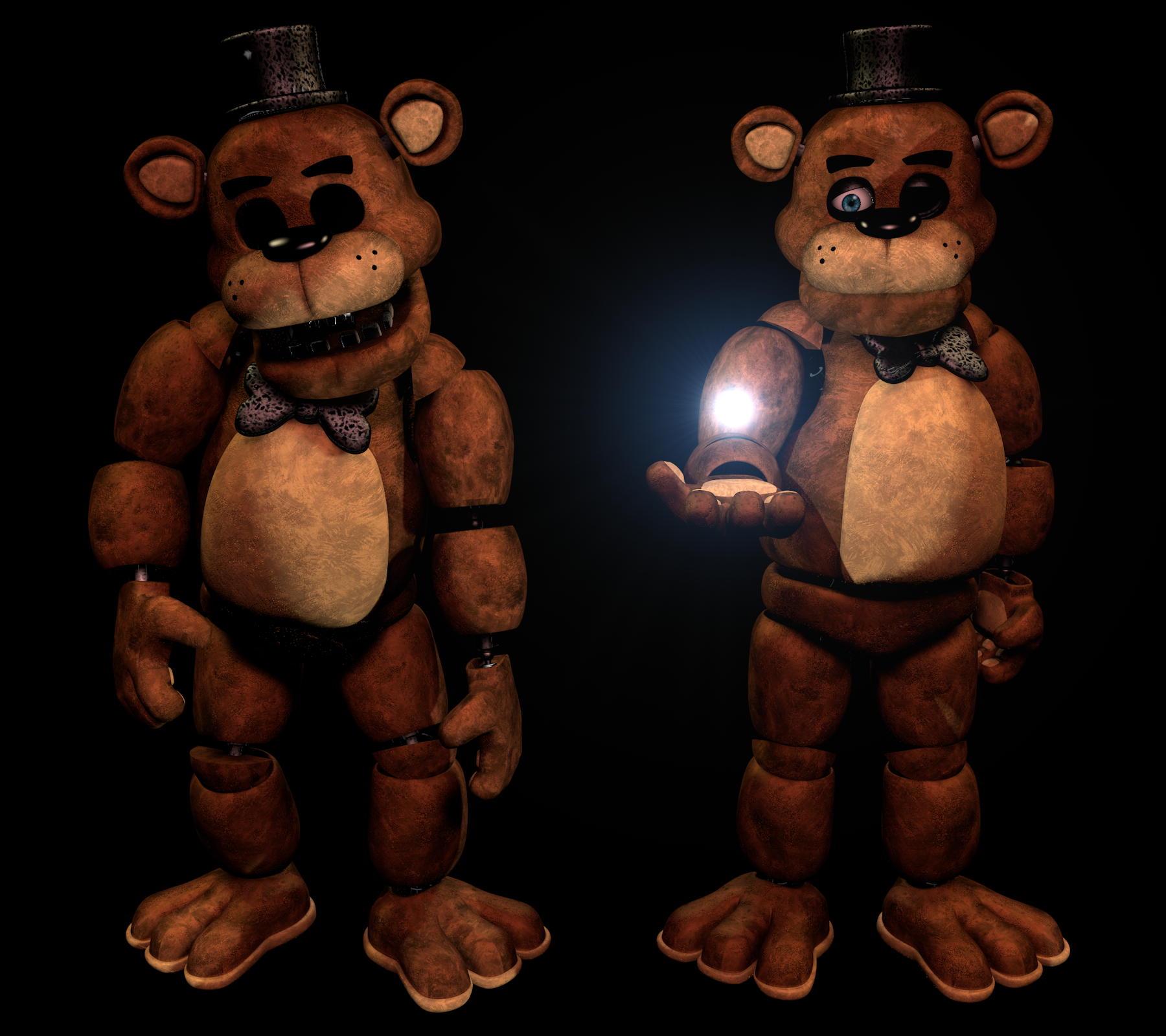 FNAF 1: Stuffed Freddy Full Body by Estevamgamer on DeviantArt