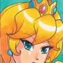 Princess Peach Sketch card