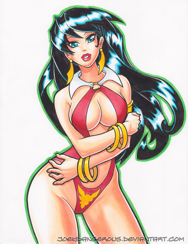 Vampirella marker drawing