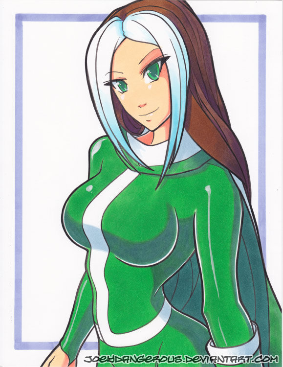 Rogue pin up marker drawing