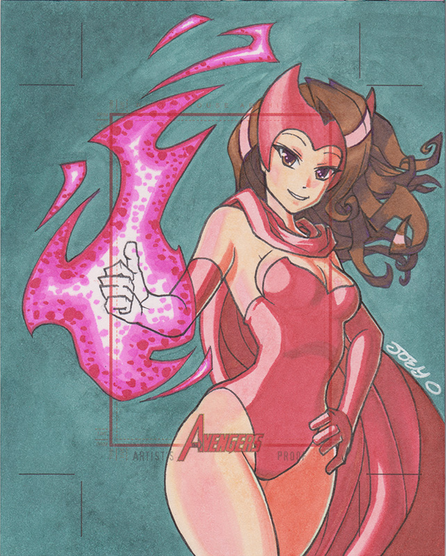 World's Greatest Heroes AP Scarlet Witch by JoeOiii