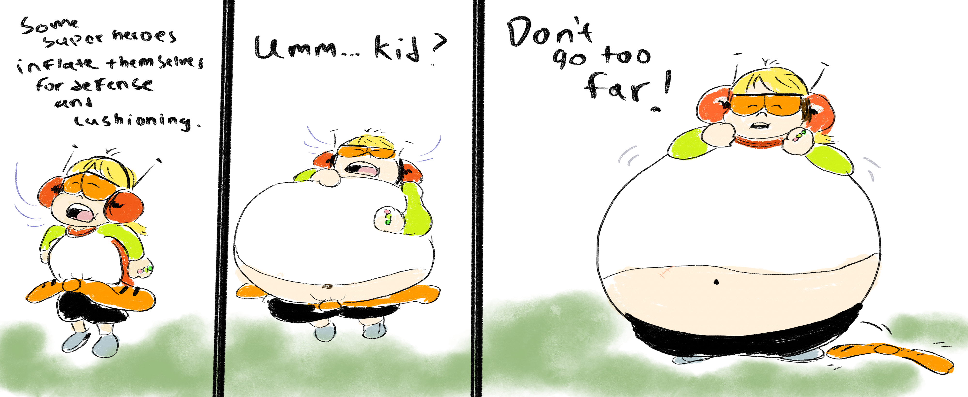 Kids Inflation Deviantart Kid Inflates Himself (1/2) by D-V-aniMagic101 on DeviantArt