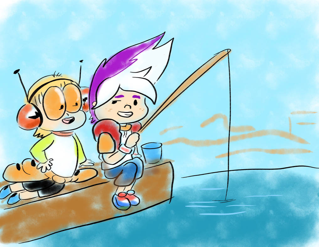 Fishing by D-V-aniMagic101 on DeviantArt