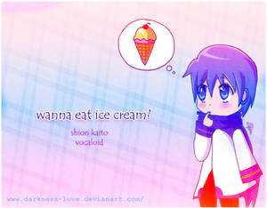 kaito chan wannaa ice creaam by Lezzette