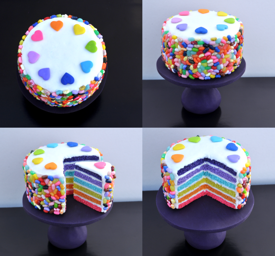 Jelly Bean Rainbow Cake 1:6 Scale