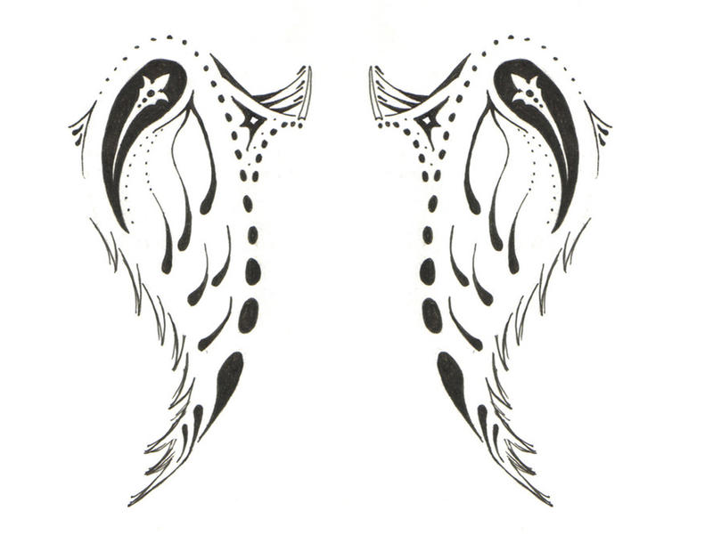 Wing Tattoo by BenjiB
