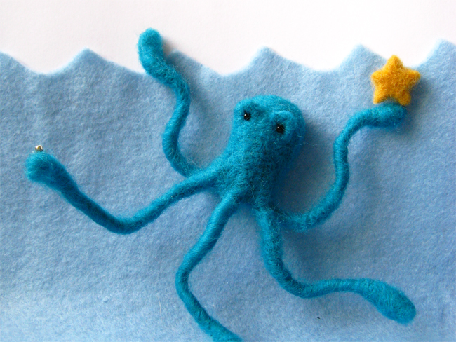 Felted Octopus