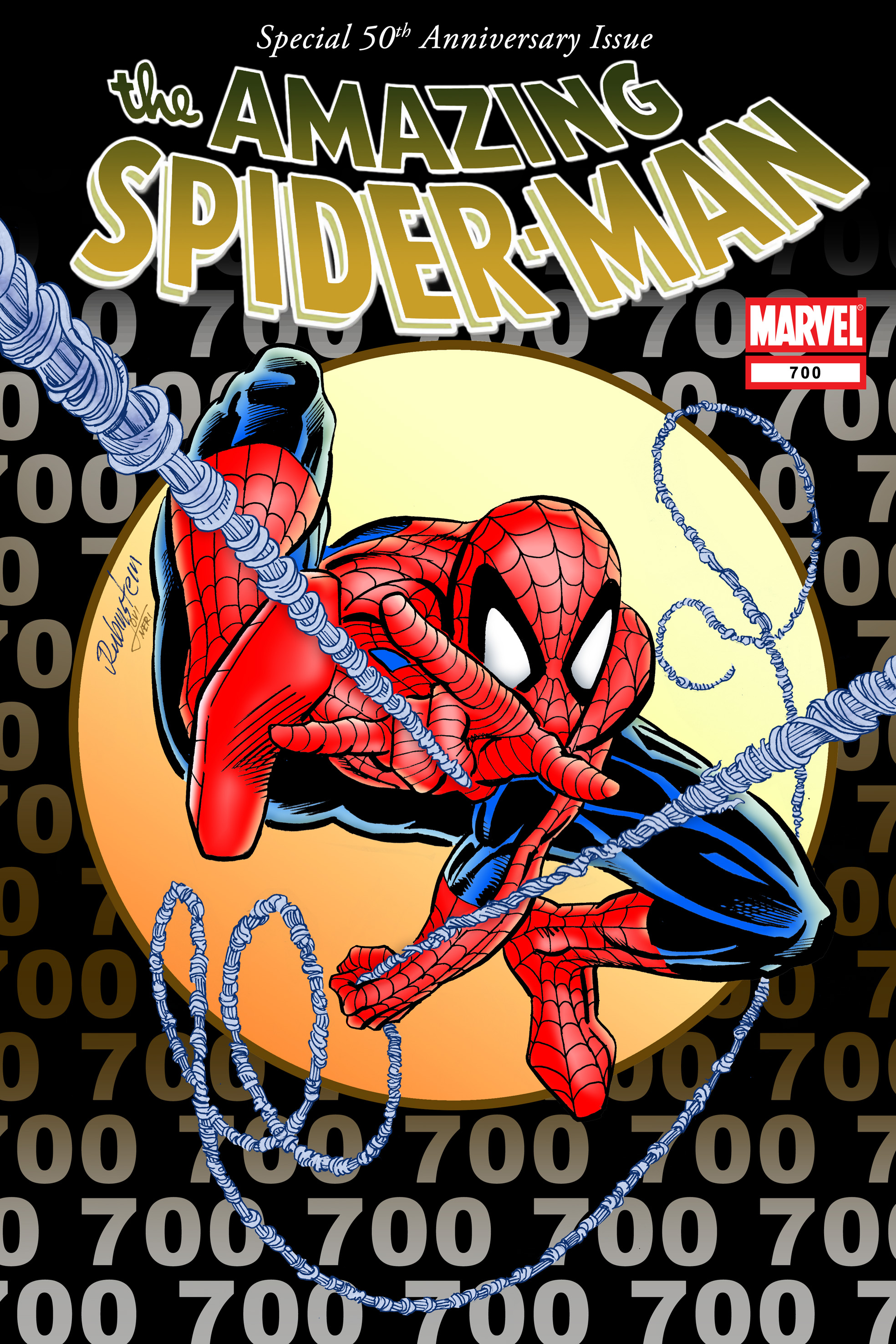 Amazing Spider-Man 700 50th Anniversary Cover