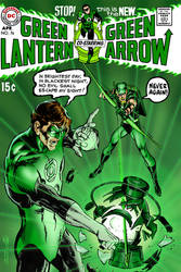 Green Lantern 76 Neal Adams Recreation