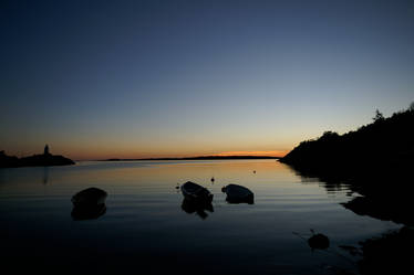 Sunsett at Gronsund