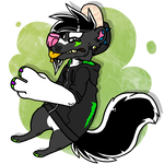 Cute Smol Skunkke by F-FREAK