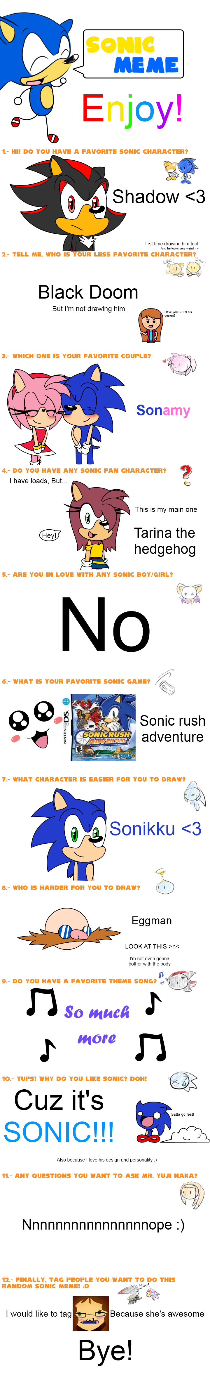 Sonic Meme by GamingInGreen13 on DeviantArt