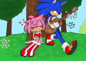 Amy's gift coloured