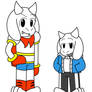 Goat!Sans and Papyrus