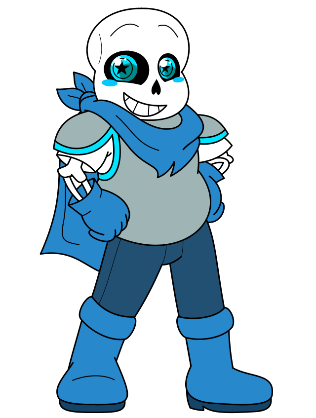 And here's my first Underswap!Sans by GamingInGreen13 on DeviantArt