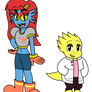 Friendswapped!Undyne and Alphys