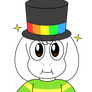 Asriel in a top hat