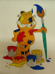 Garfield the Artist