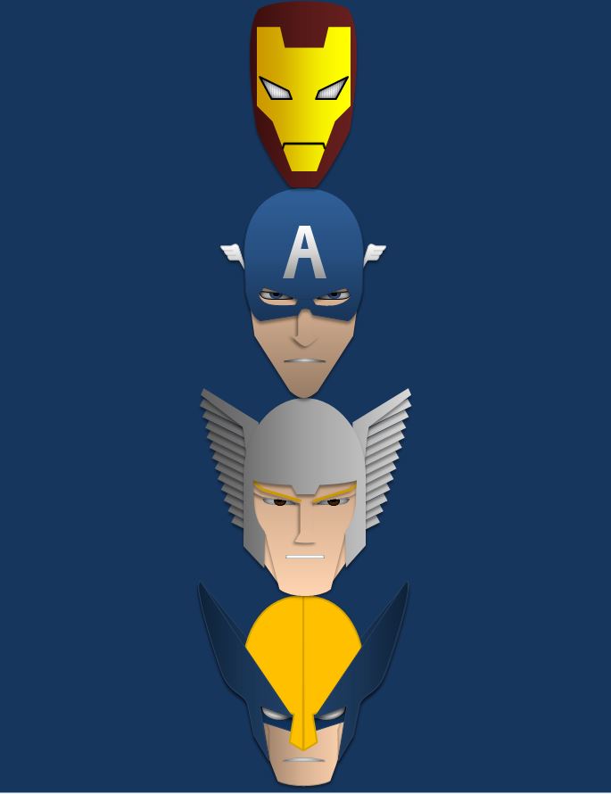 Marvel Heads 2