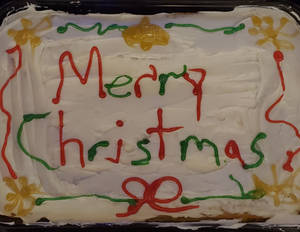 Merry Christmas Cake