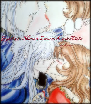 Karin Alisha OC and Minos Griffin Kiss