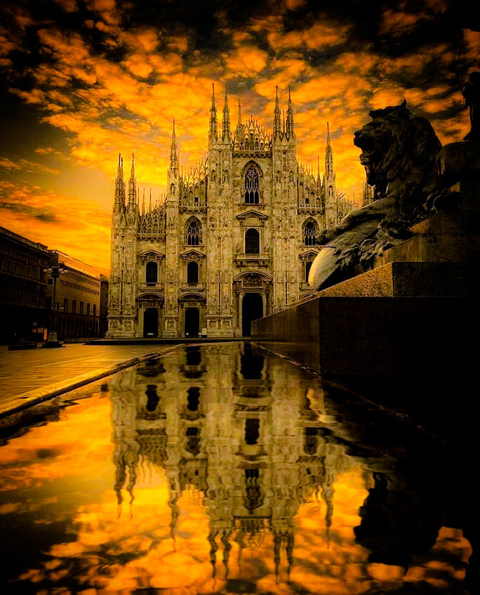 Milan Sunset by Mmbseven on DeviantArt