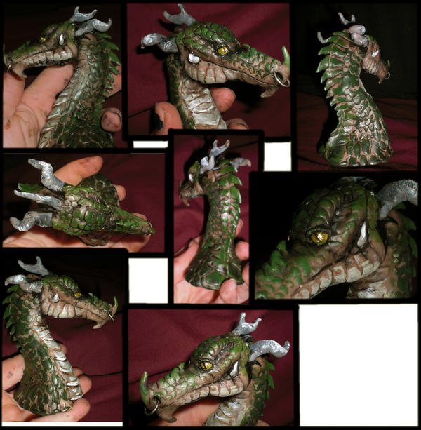 dragon sculpt bust