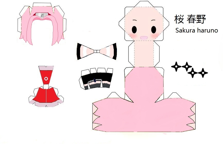 Sakura Haruno Papercraft