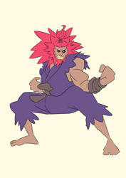 Akuma in Crayon Shin-chan style