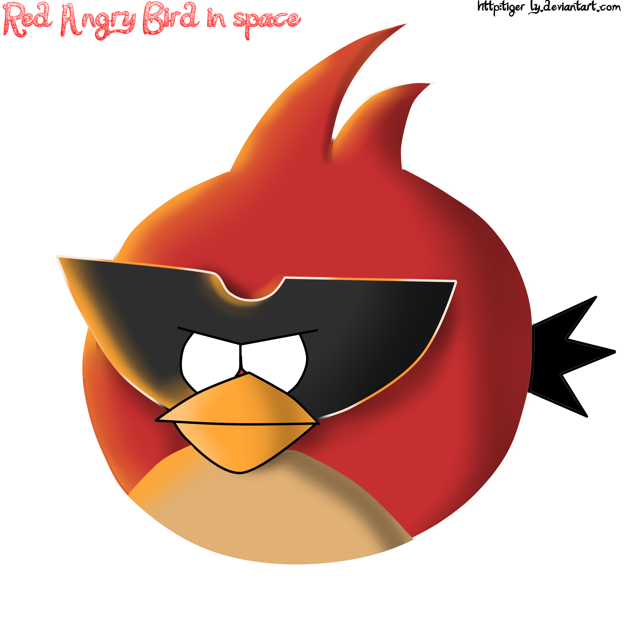 Red Angry Bird Space By Tiger ly On DeviantArt red-angry-bird-space-by-tiger-ly-on-deviantart