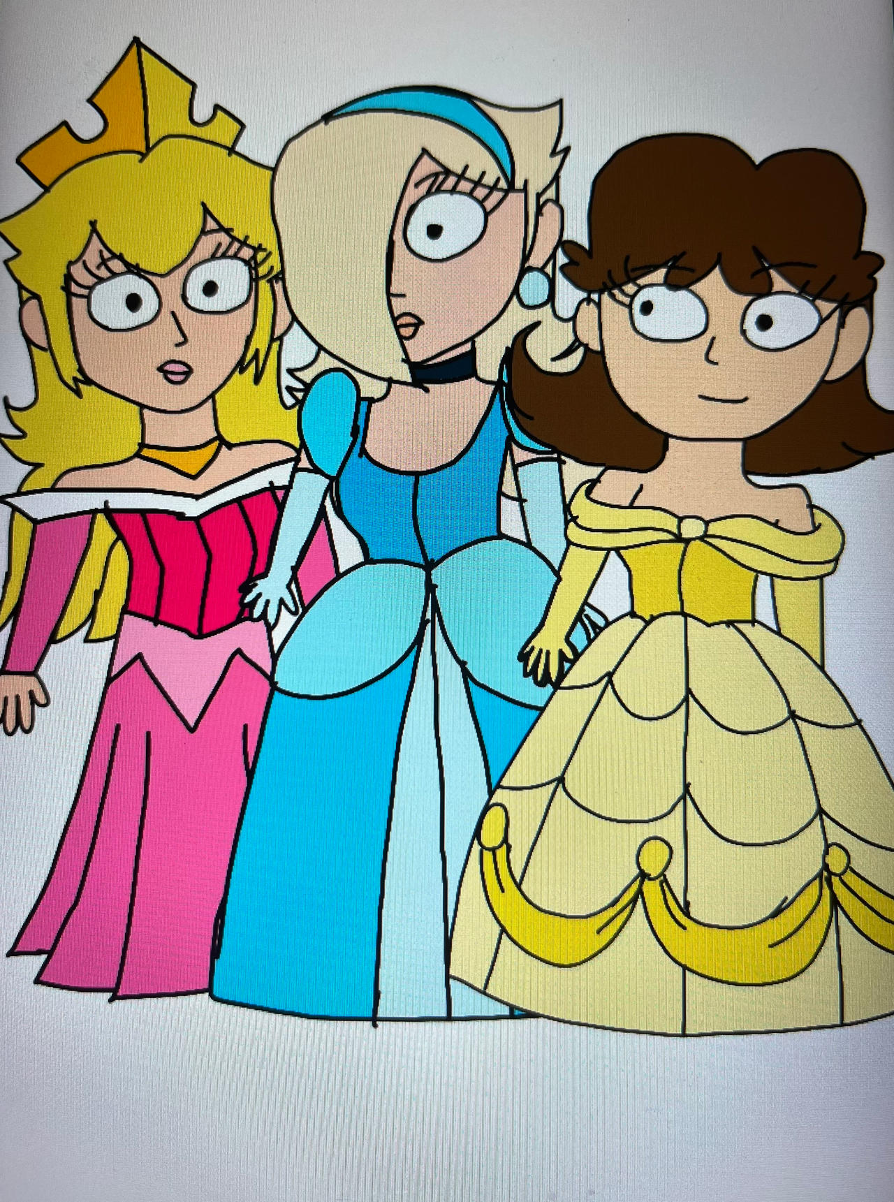 Custom Mario Princess Mario Princesses as Disney Princess costumes by andrealovessouthpark on ...