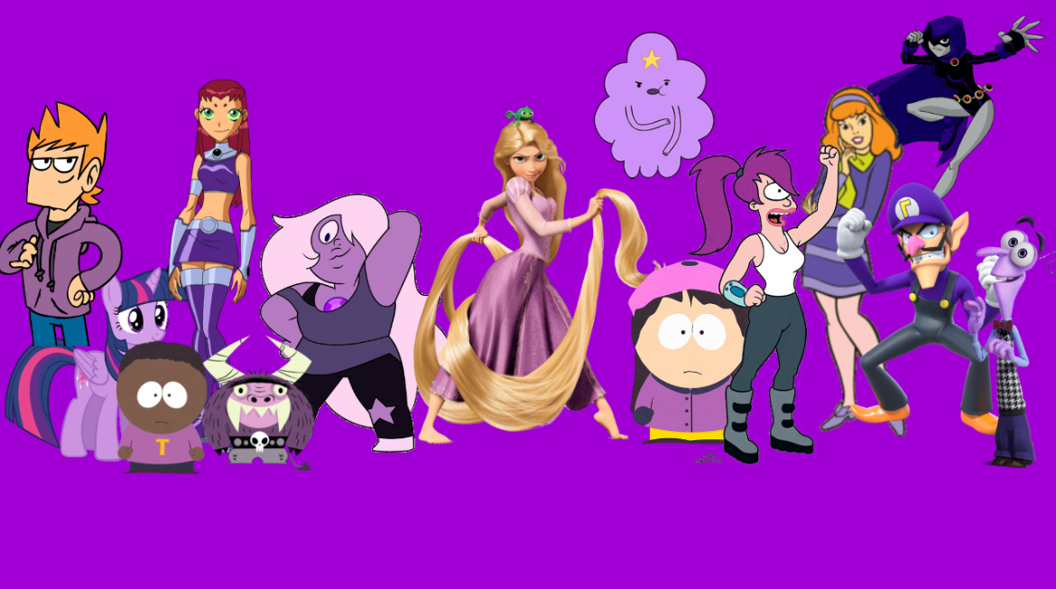 My Favorite Purple Characters by andrealovessouthpark on DeviantArt