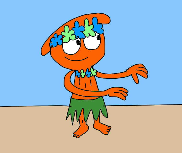 Wander in Hula dancer outfit by andrealovessouthpark on DeviantArt