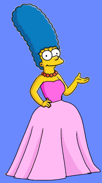 marge simpson purple dress Irina Shabayeva wins Marge Simpson's date night dress challenge in Project Runway All Stars Season 3