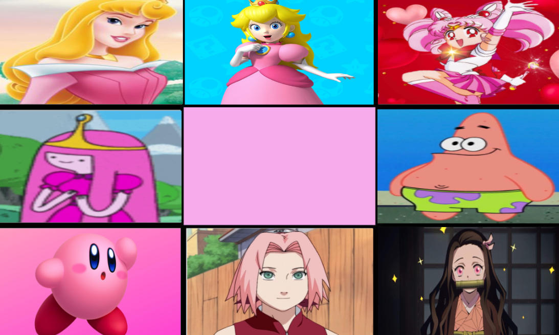 Pink Characters Icon My Favorite Pink Characters by andrealovessouthpark on DeviantArt