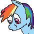 Emoticon - Rainbow Dash