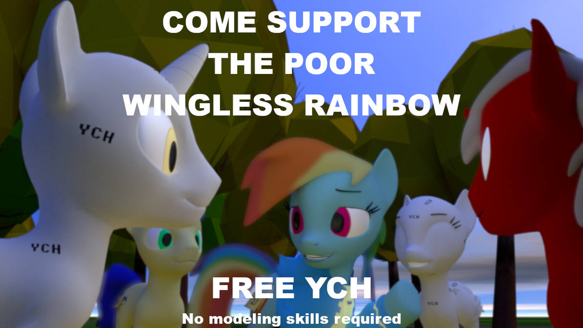 Come support Rainbow Dash