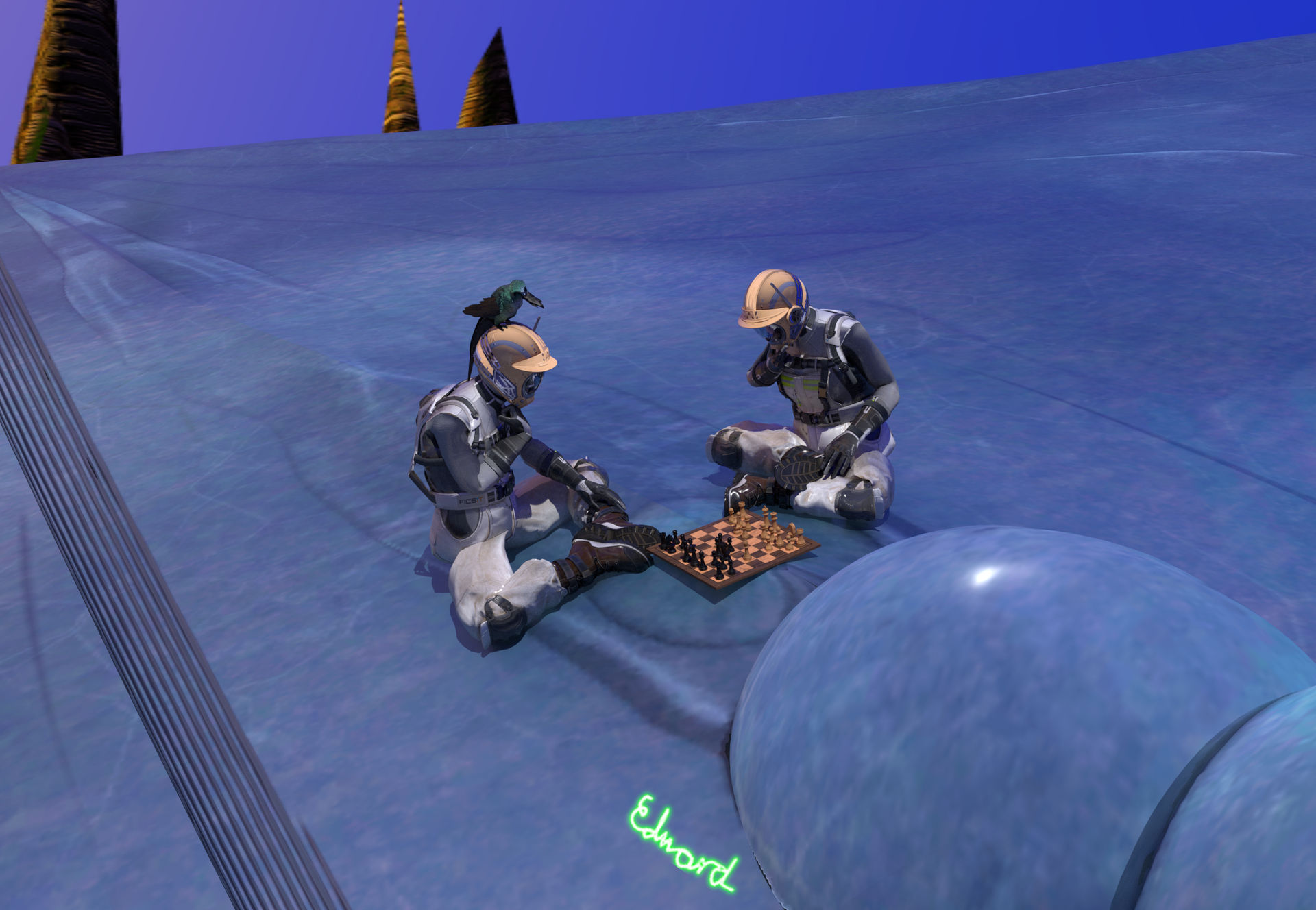 Manta Coaster Chess
