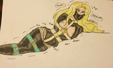 Black Canary restrained 2