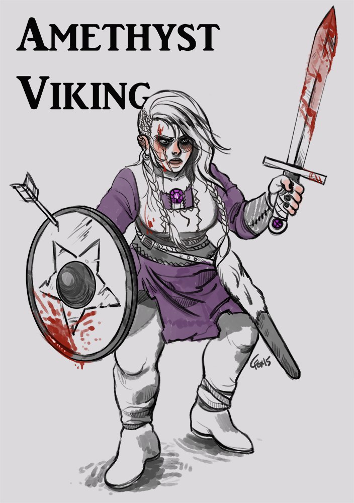 Amethyst Steven Universe Viking Outfit