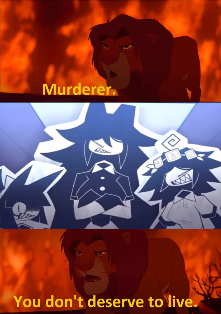 Call Me Simba Simba calls Miss circle and her gang Murderer by bluegorulla on DeviantArt