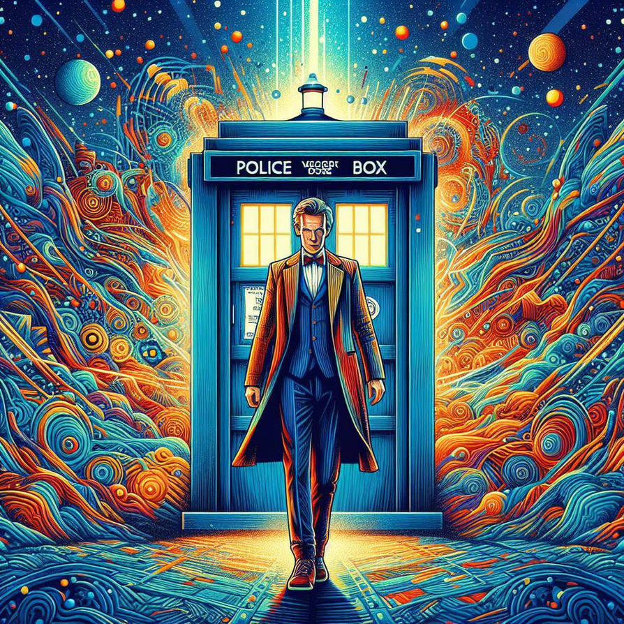 Artist The Doc The doctor and the tardis by godzillaaeon01 on DeviantArt