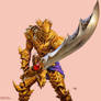 Golden Phoenix Spellcaster Knight by NRG