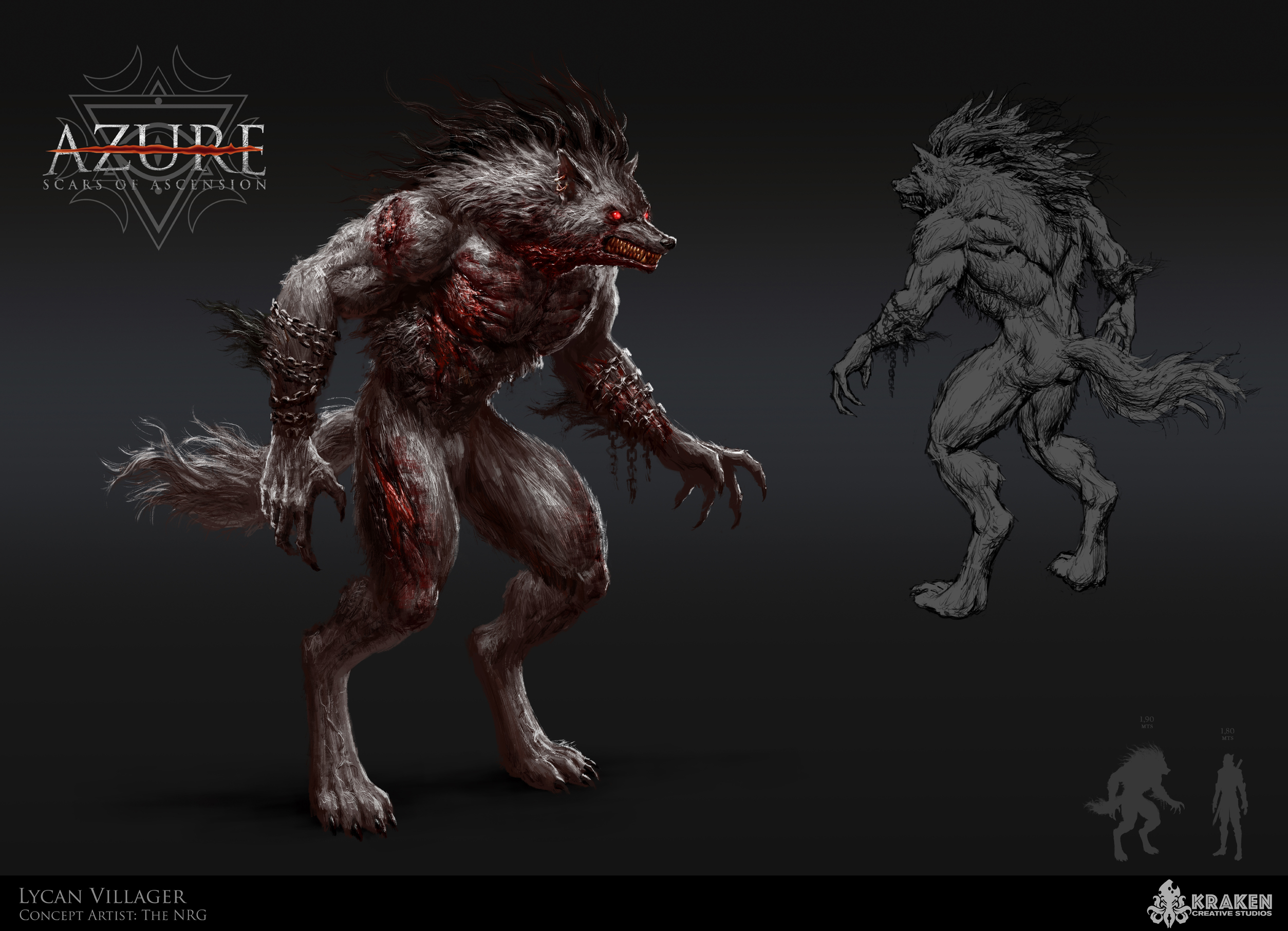 Lycan Villager Concept Art by NRG by The-NRG on DeviantArt