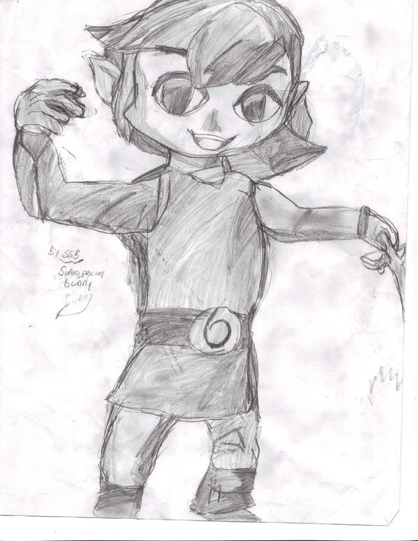 Toon Link Drawing by SuperSpecialbunny on DeviantArt