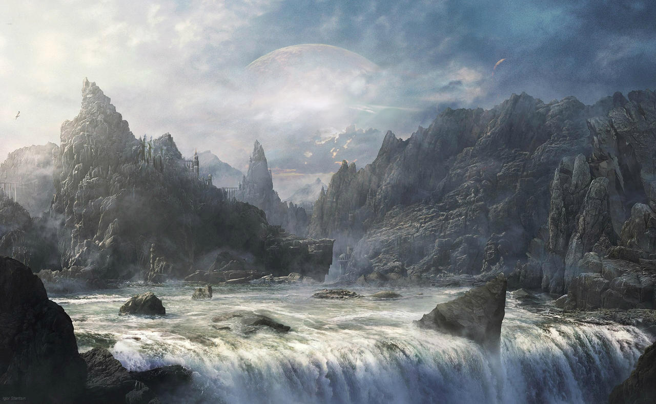 Fantasy Fallscape Fantasy Scape by WhitePaladinLakega on DeviantArt
