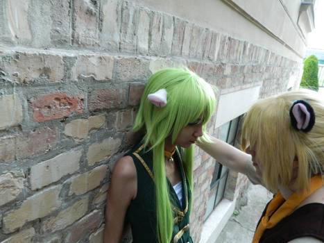 Vocaloid: cat life is beautiful Gumi and Len