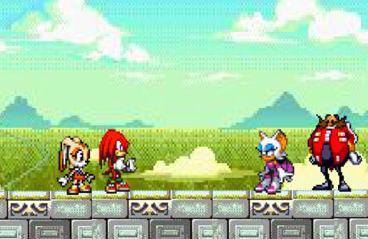 Cream Vs Rouge Knuckles and Cream VS Rouge and Eggman by streetlightgabe on DeviantArt