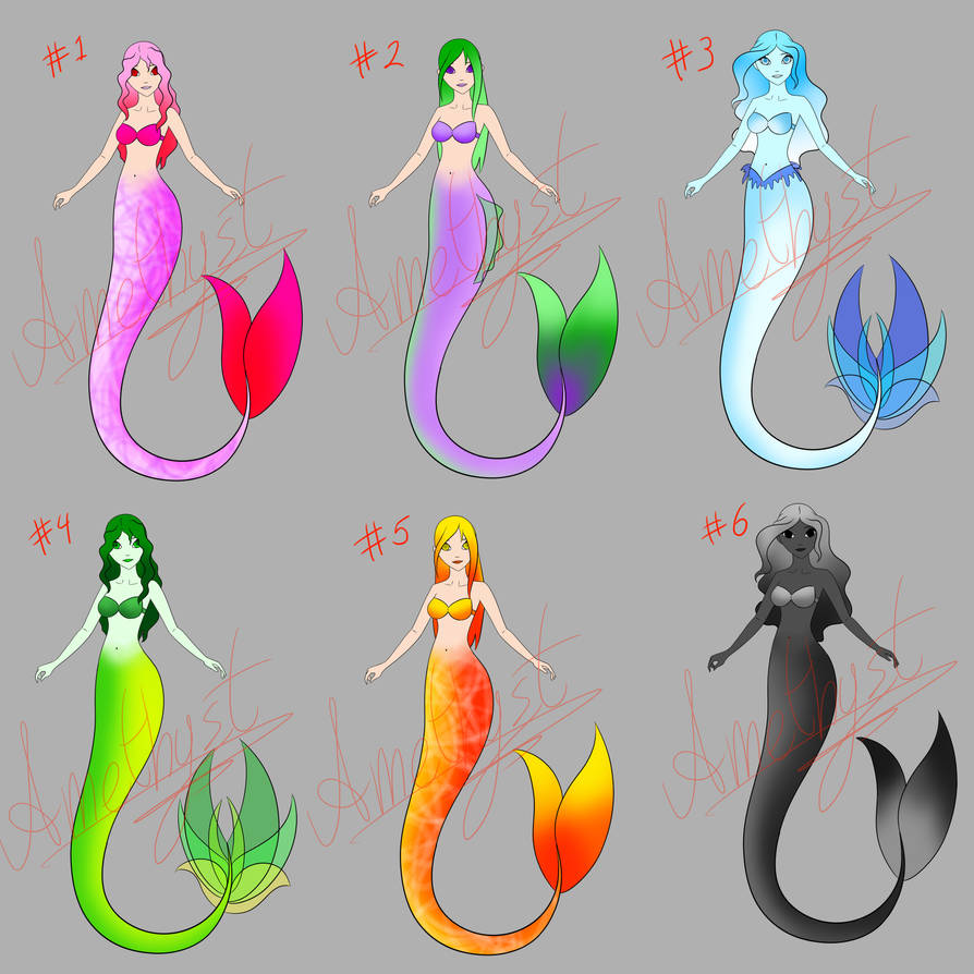 Untaken YOD Remastered Untaken Mermaids Set 1 by AmethystCNArts on DeviantArt